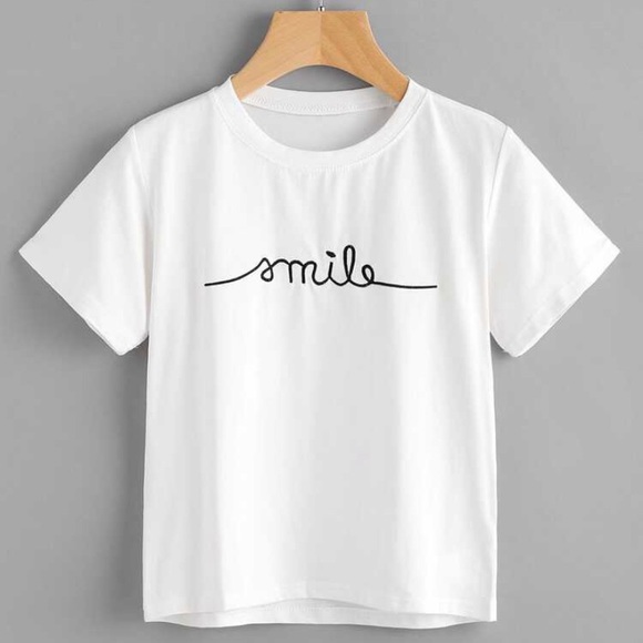 SHEIN Tops - SHEIN Embroidered Tee